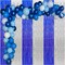 Blue Balloons Garland Arch Kit, 108 Pcs Blue White Marble Balloons for Graduation Birthday Baby Shower Wedding Party Decorations